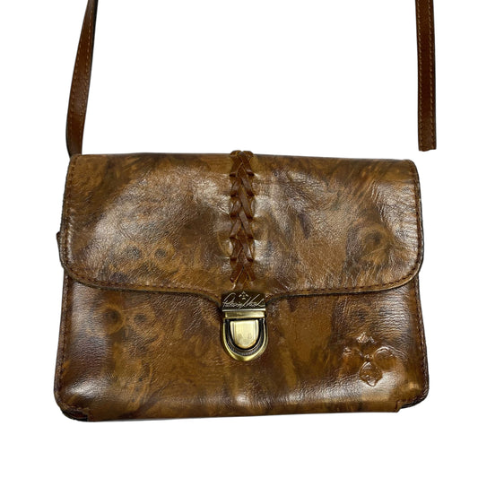 Crossbody Designer By Patricia Nash In Brown, Size:Small