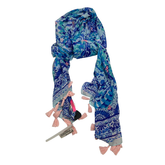 Scarf Designer By Lilly Pulitzer In Blue & Pink