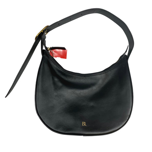 Handbag Leather By Banana Republic In Black, Size:Medium
