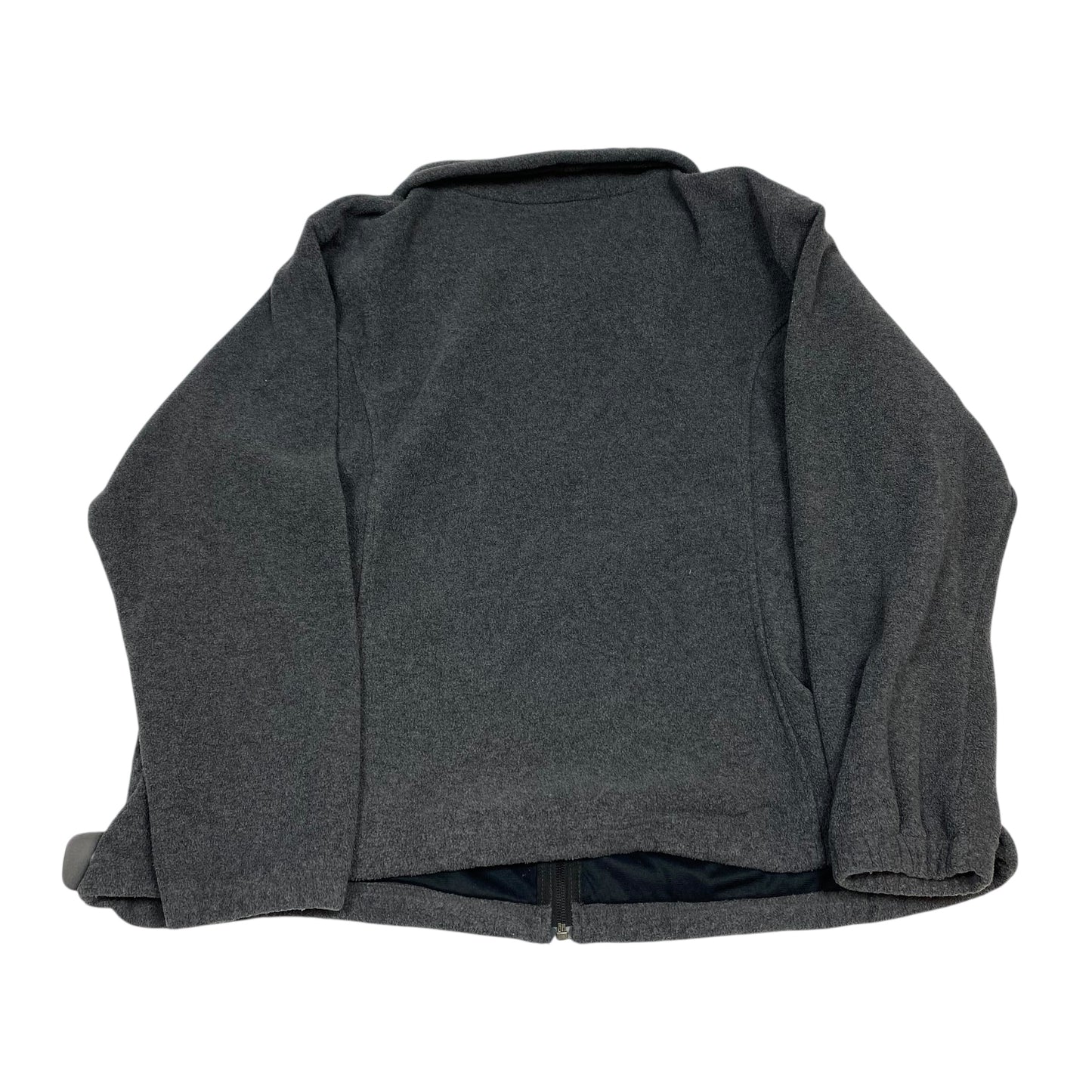 Jacket Fleece By Columbia In Grey, Size:2X