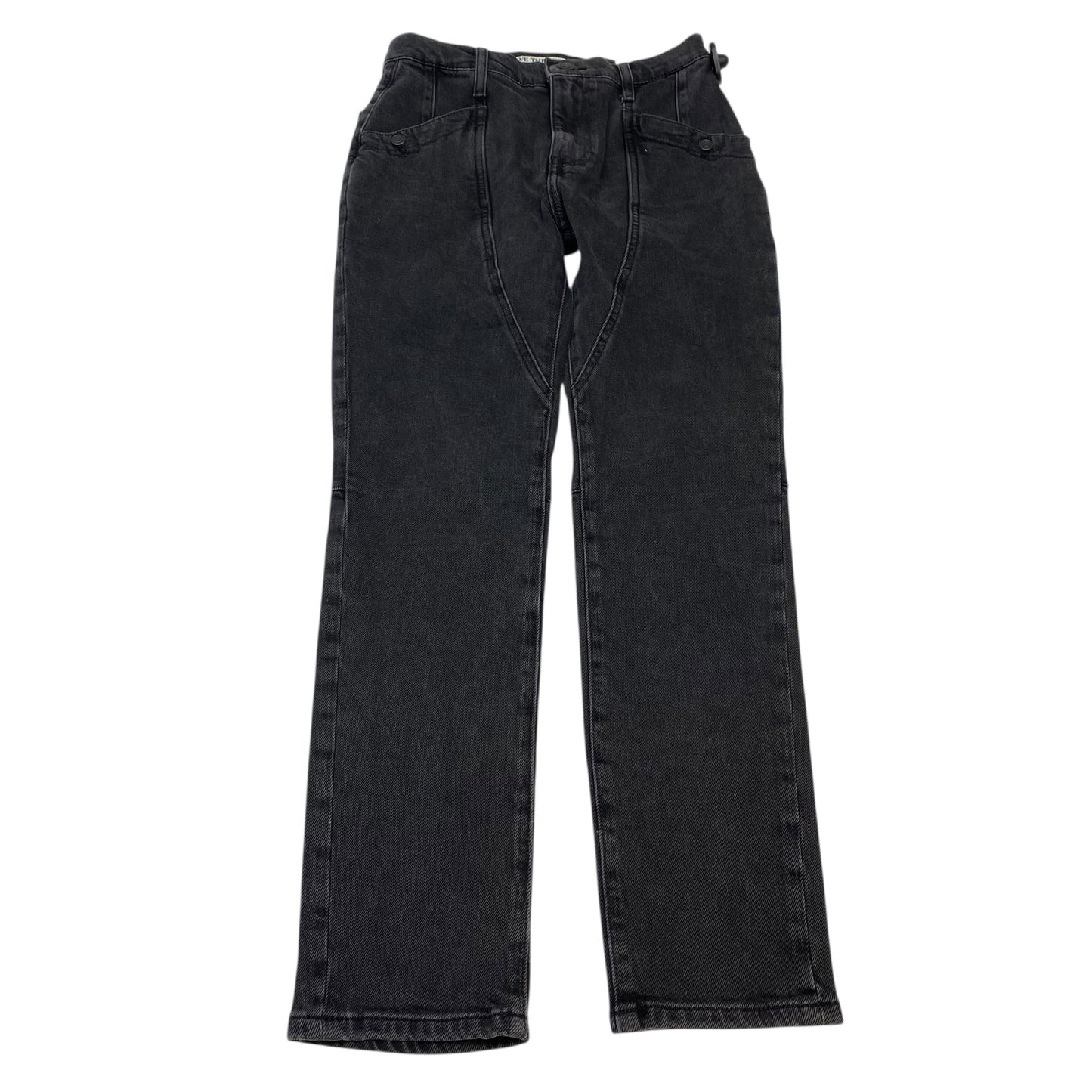 Jeans Straight By We The Free In Black Denim, Size:2