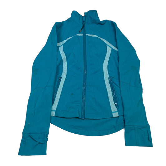 Athletic Jacket Designer By Lululemon In Blue, Size:M