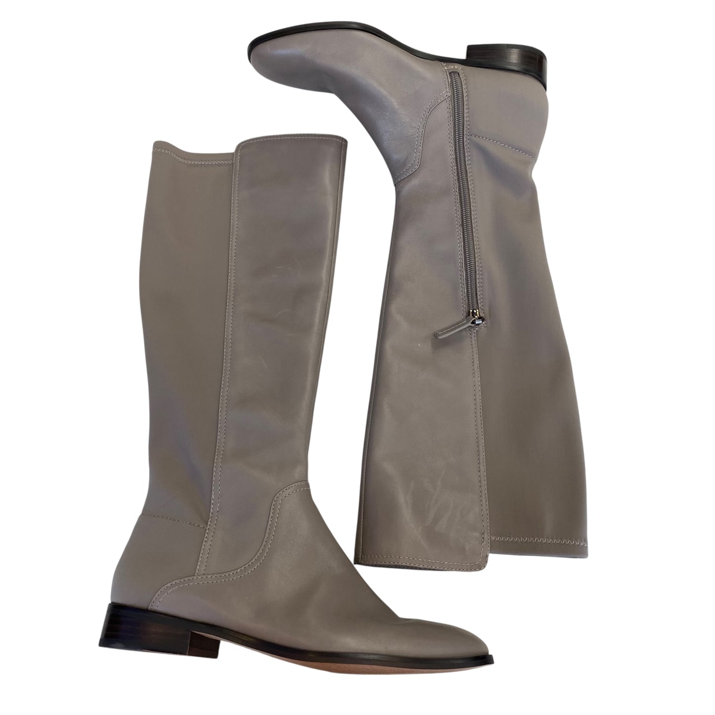 Boots Leather By Louise Et Cie In Grey, Size:8
