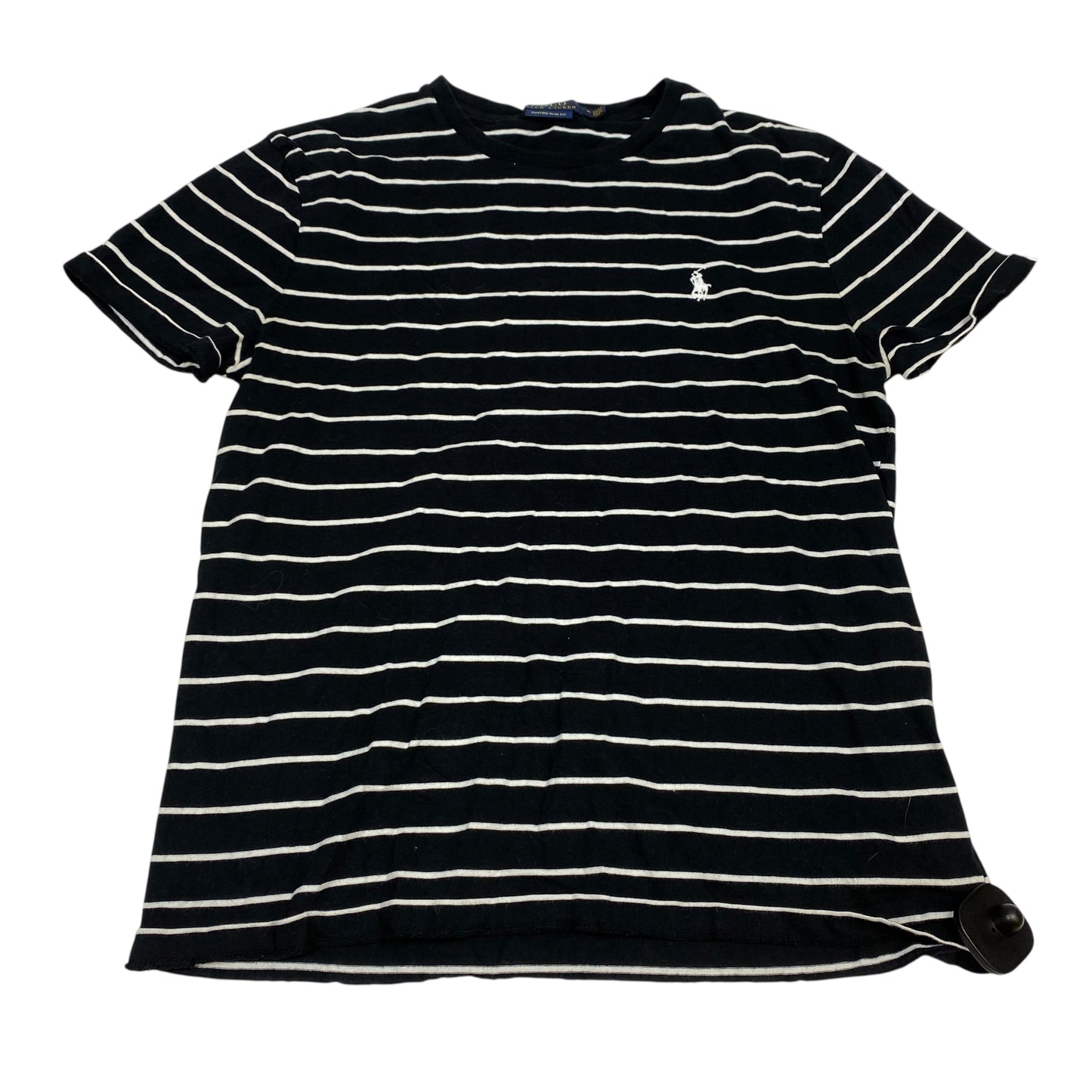 Top Ss Basic By Polo Ralph Lauren In Black & White, Size:M