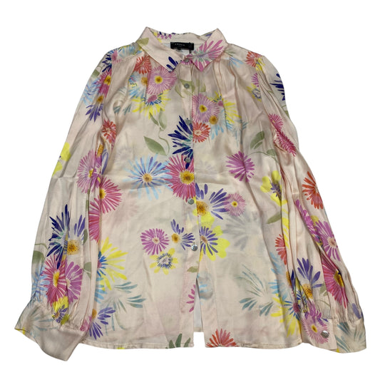 Blouse Ls By Frnch In Pink, Size:L