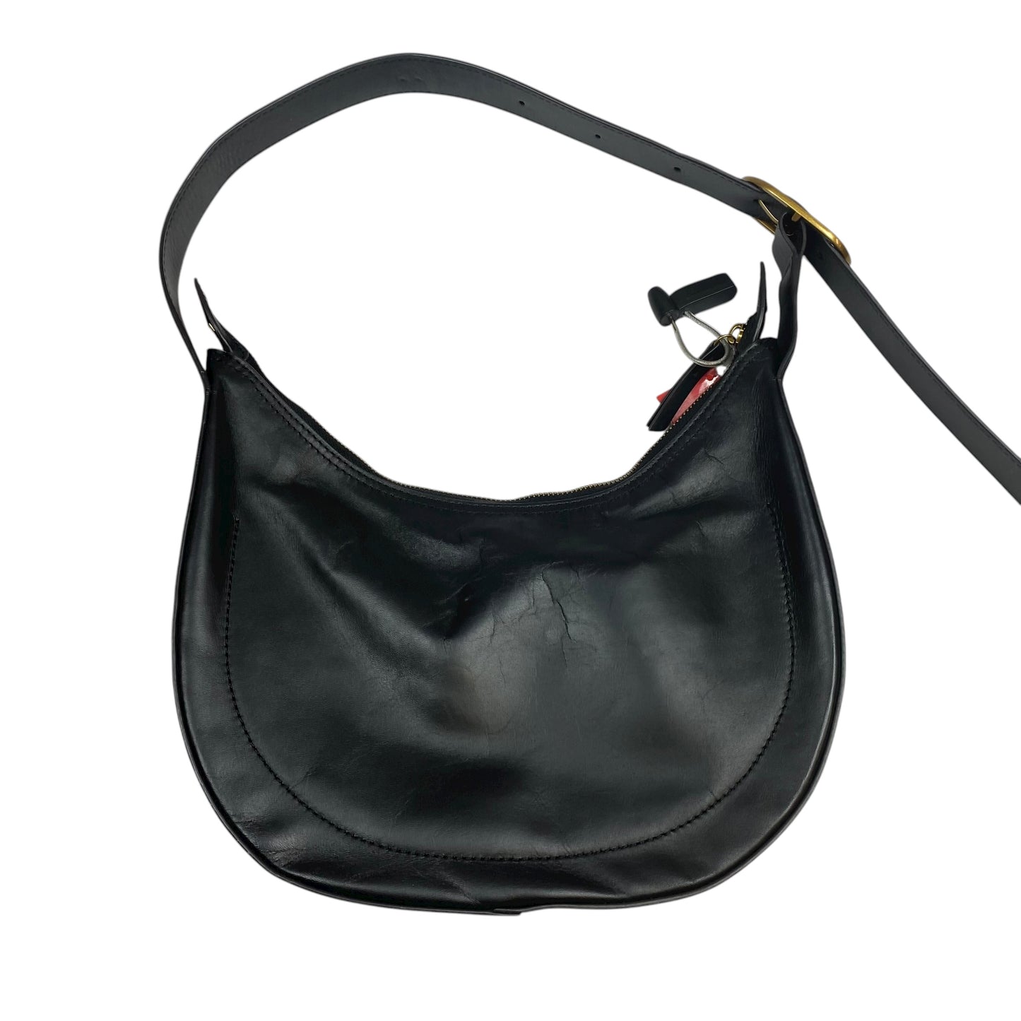 Handbag Leather By Banana Republic In Black, Size:Medium