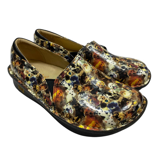Shoes Flats By Alegria In Animal Print, Size:6.5