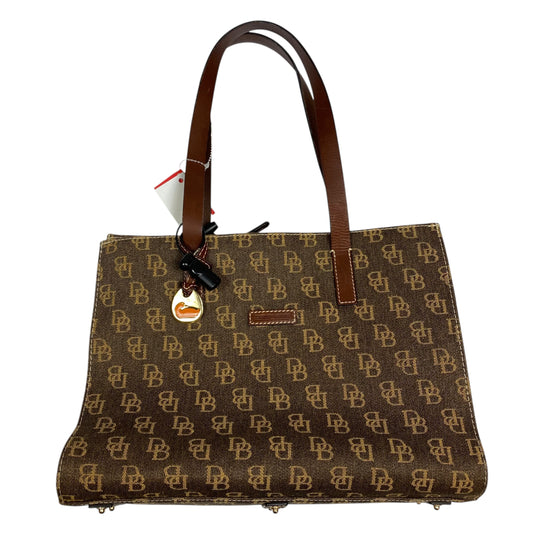 Handbag Designer By Dooney And Bourke In Brown, Size:Medium