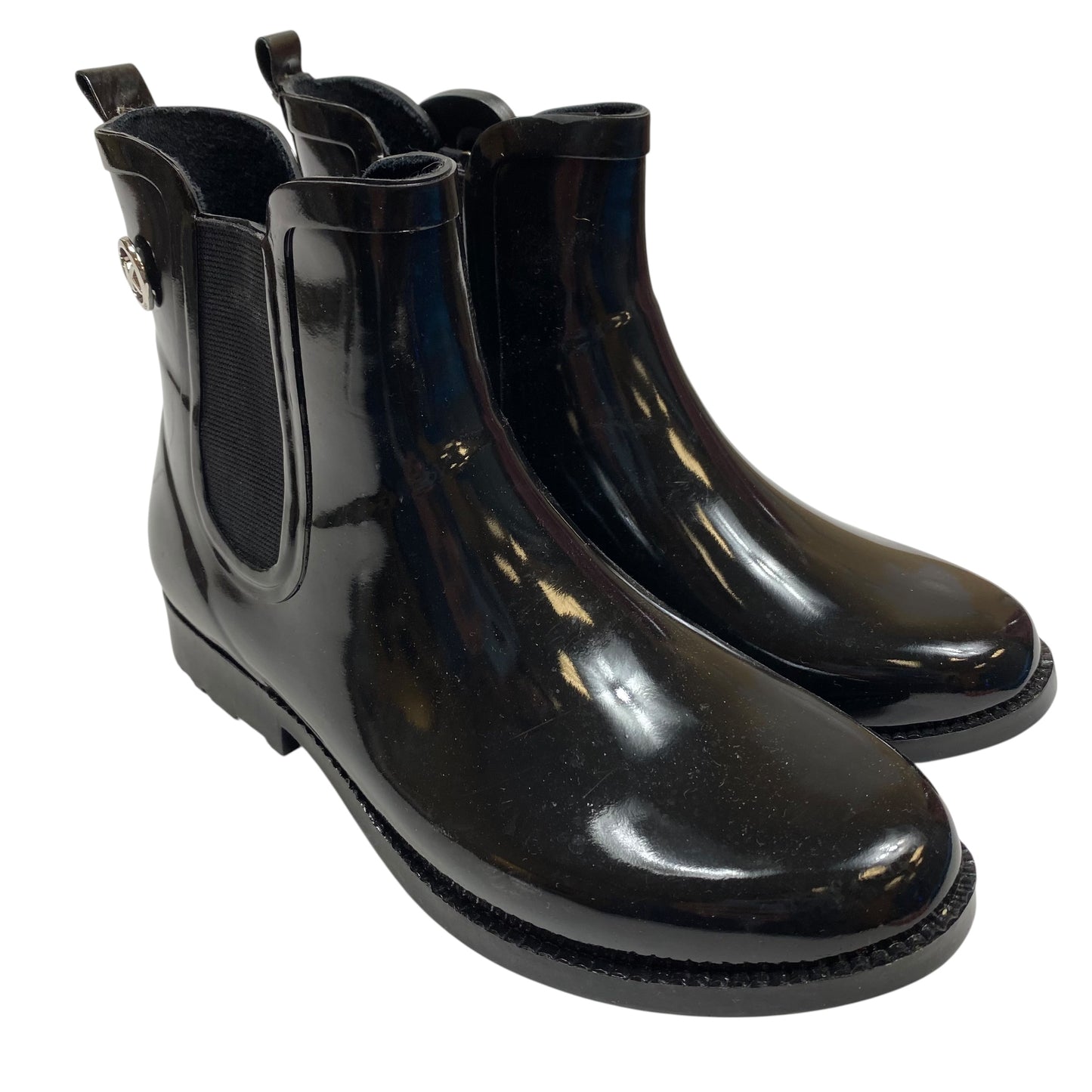 Boots Rain By Michael By Michael Kors In Black, Size:8