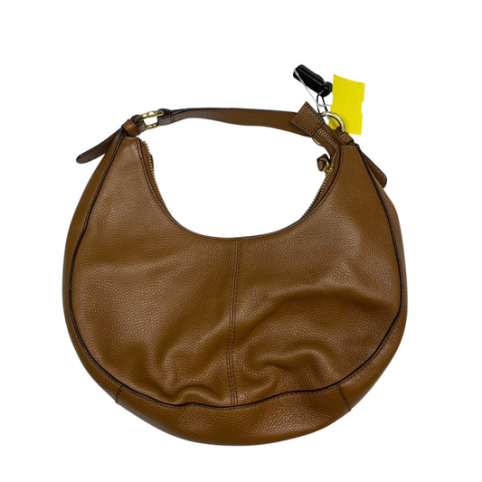 Handbag Leather By J. Jill In Brown, Size:Small