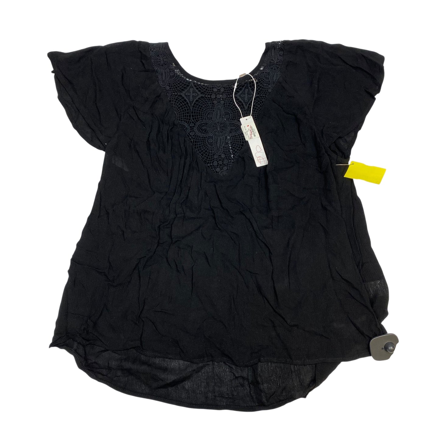 Top Sleeveless By Lilla P In Black, Size:M