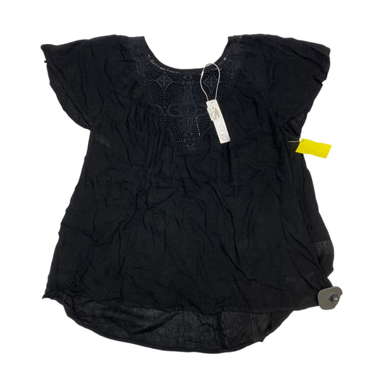 Top Sleeveless By Lilla P In Black, Size:M