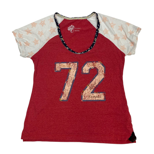 Top Ss By Pilcro In Red & White, Size:S