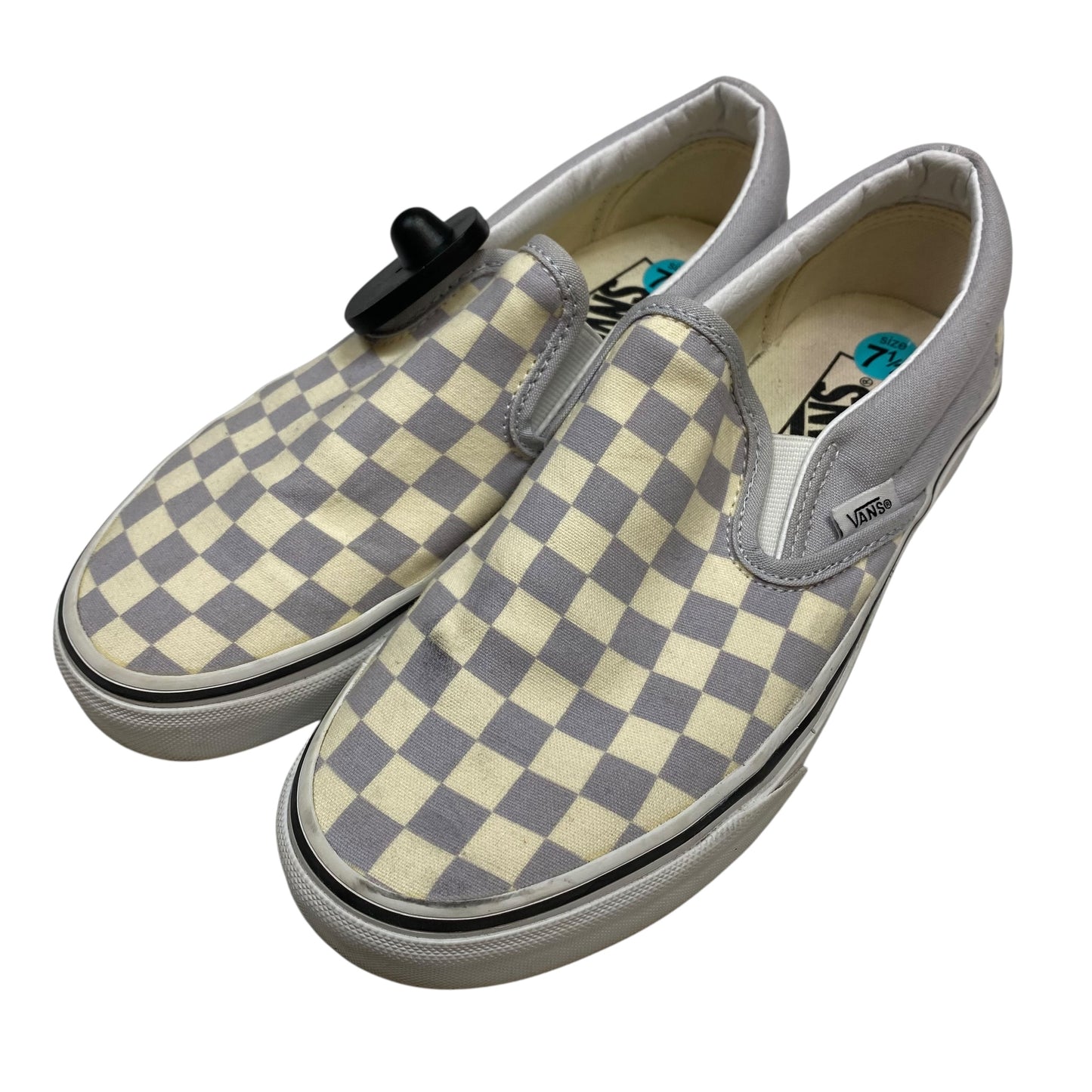 Shoes Sneakers By Vans In Grey, Size:7.5