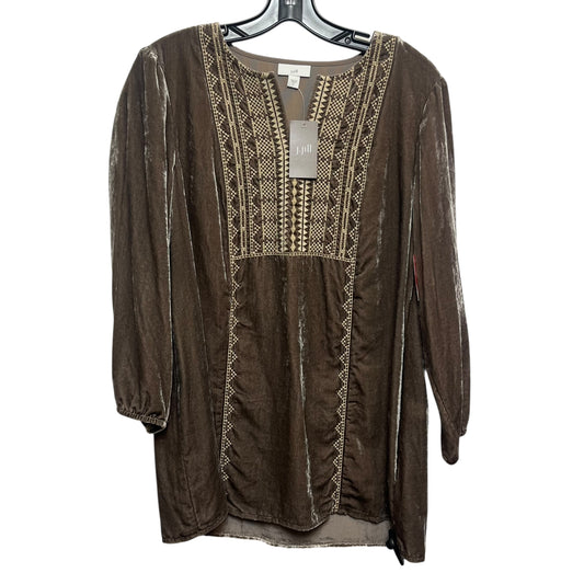 Top Ls By J. Jill In Brown, Size:S