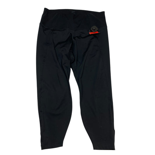 Athletic Leggings By Nike In Black, Size:1X