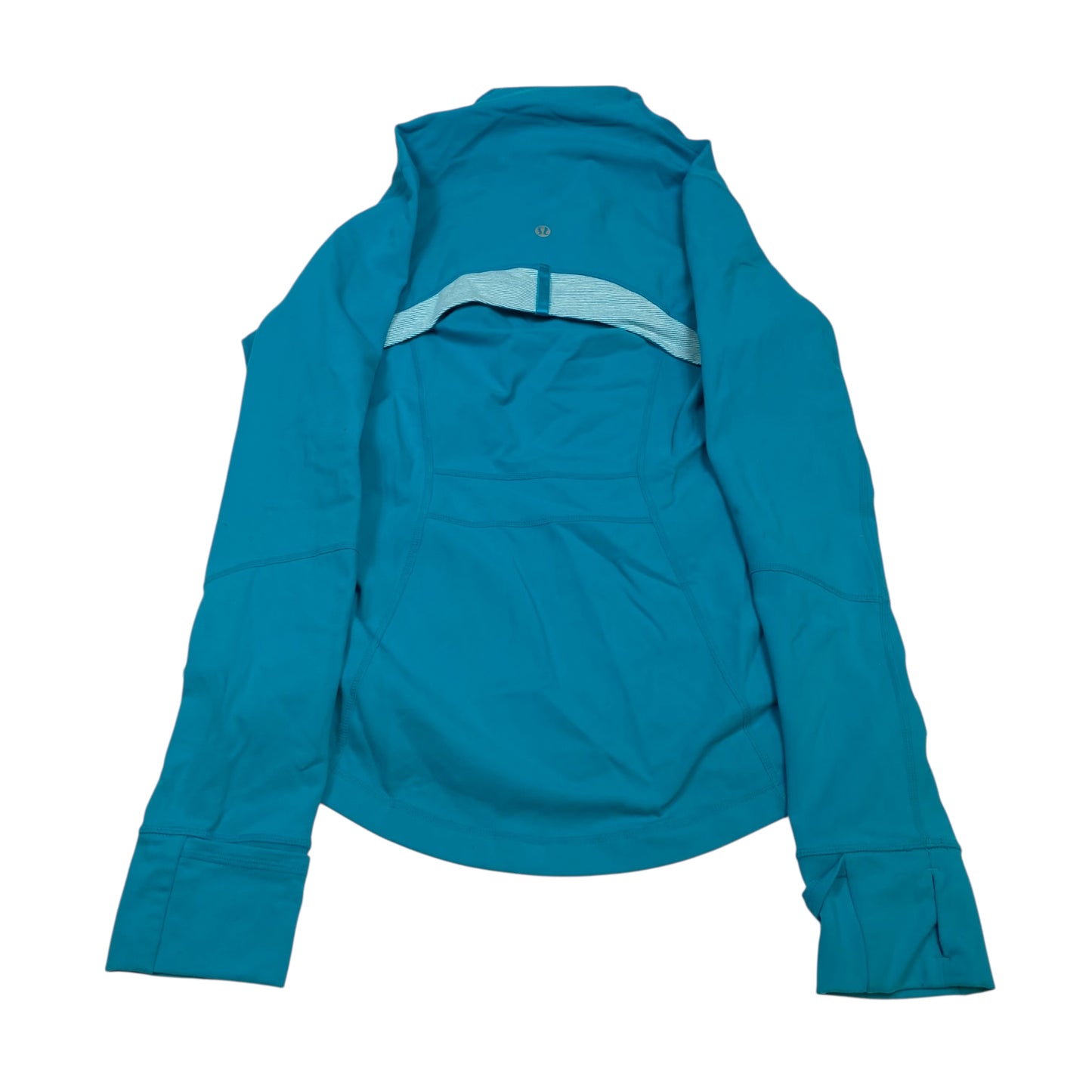 Athletic Jacket Designer By Lululemon In Blue, Size:M