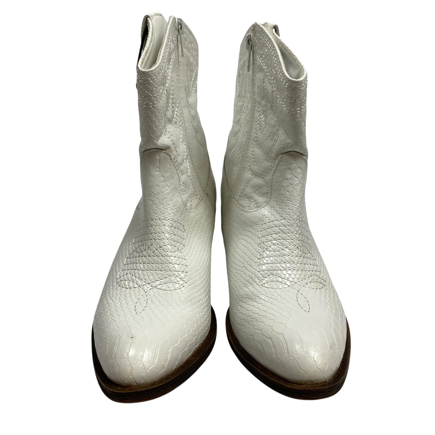 Boots Western By Coconuts In White, Size:7