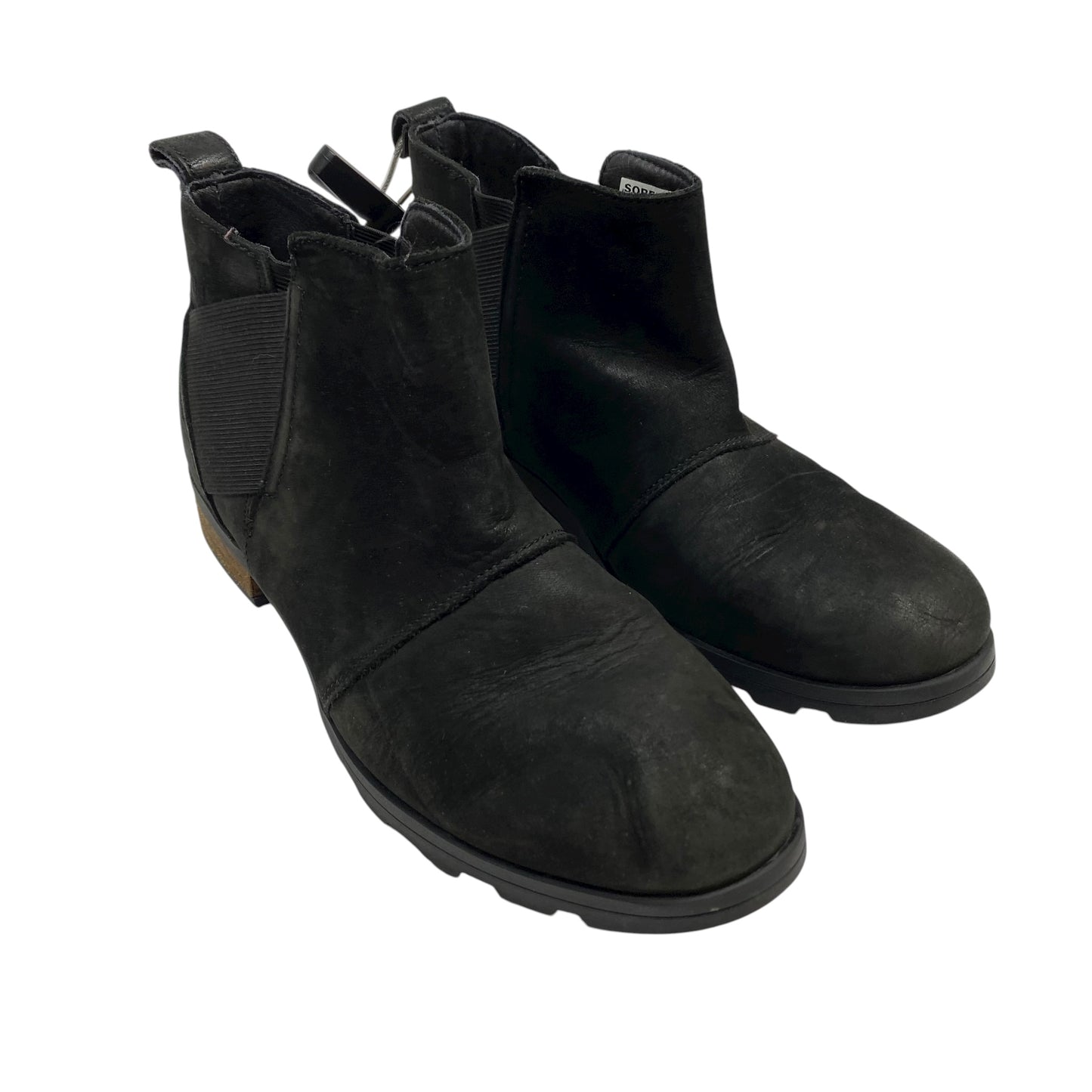 Boots Ankle Flats By Sorel In Black, Size:9.5