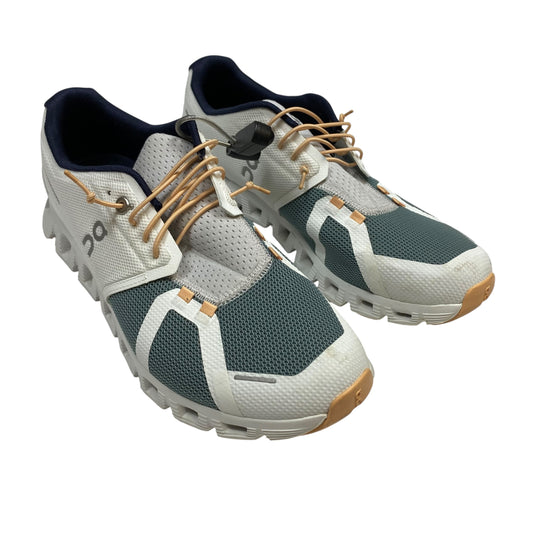 Shoes Athletic By On Cloud In Green & White, Size:10.5