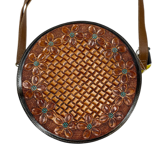 Crossbody By   Clothes Mentor In Brown, Size:Medium