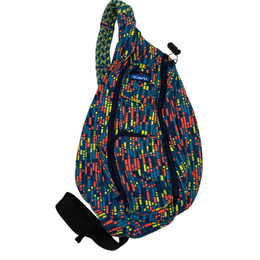 Crossbody By Kavu In Green & Orange, Size:Large