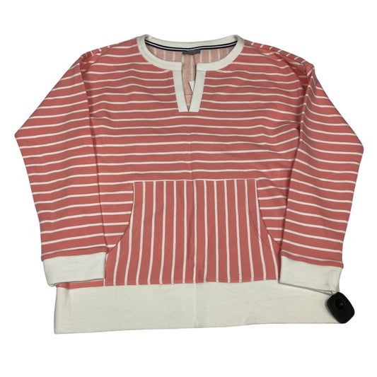 TOP LS by TALBOTS in CREAM & PINK, Size:S