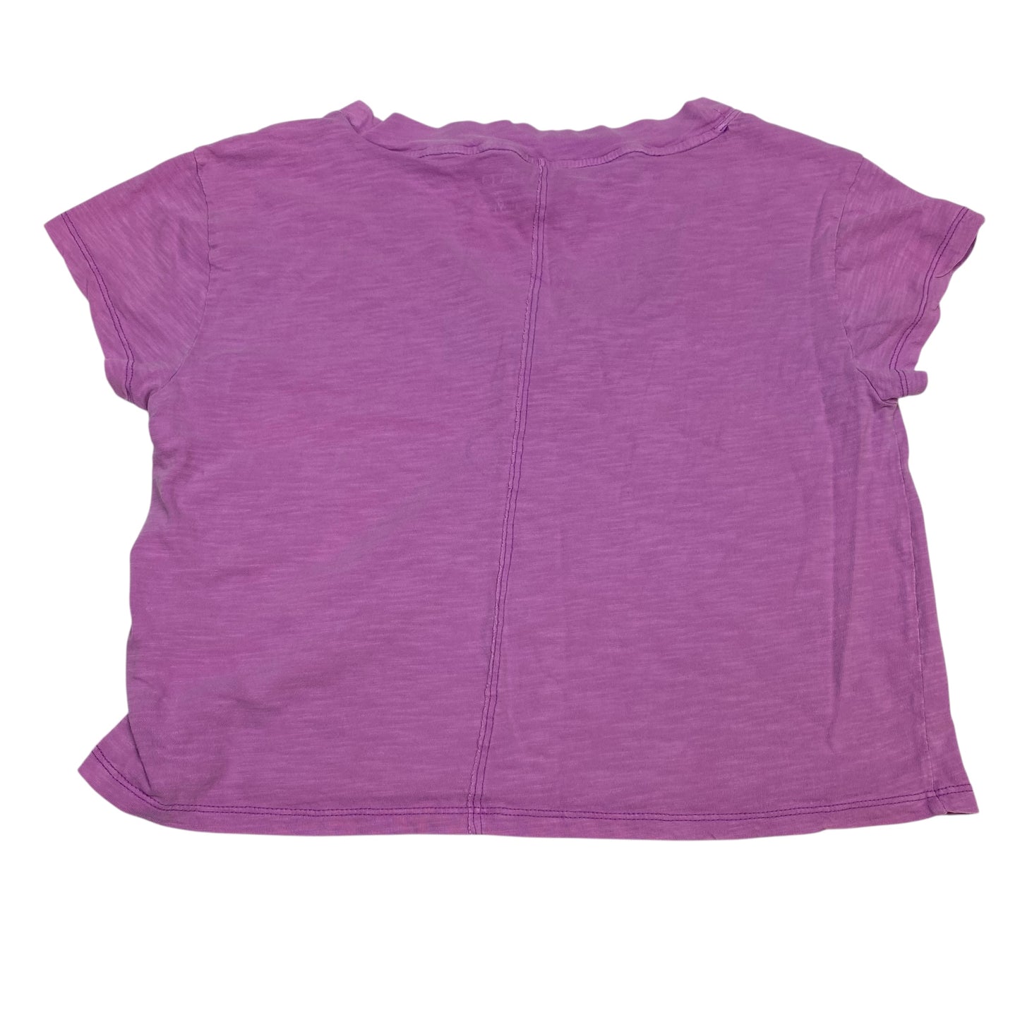 Top Ss Basic By Pilcro In Purple, Size:S