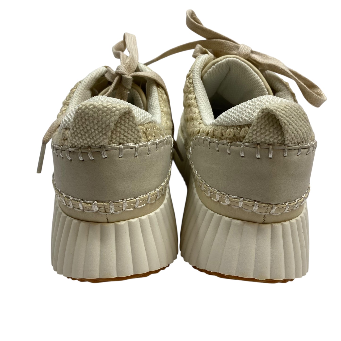 Shoes Sneakers Platform By Vodvob In Cream, Size:8