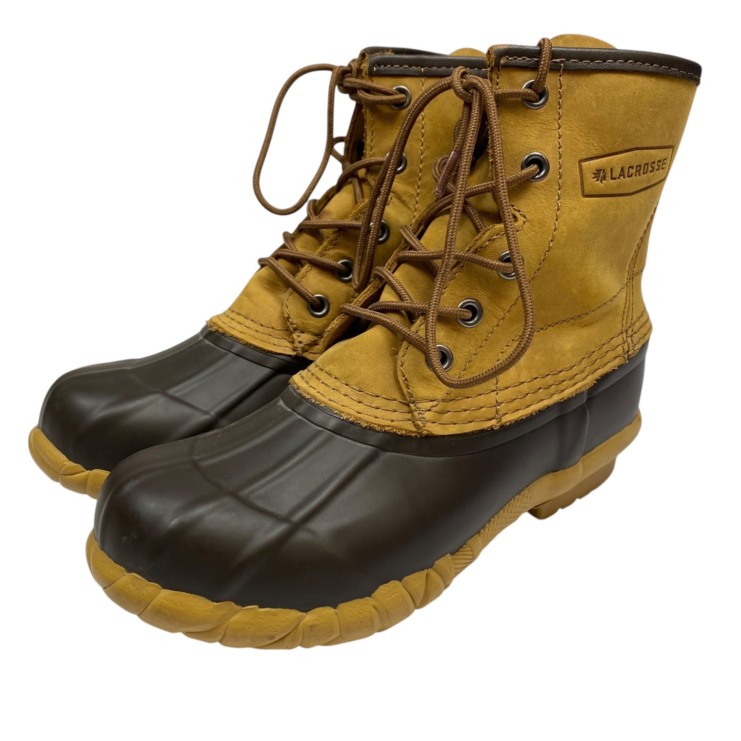 Boots Rain By Lacrosse In Brown, Size:6