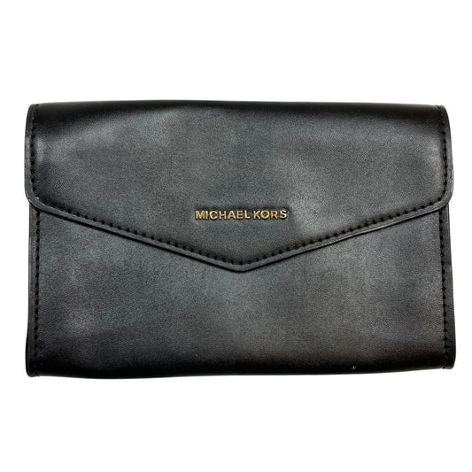 Clutch Designer By Michael Kors In Black, Size:Medium