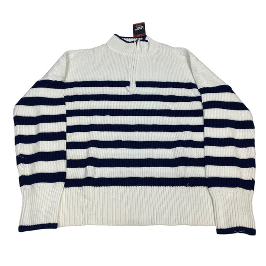 Sweatshirt Collar By Lands End In Ivory, Size:Xl