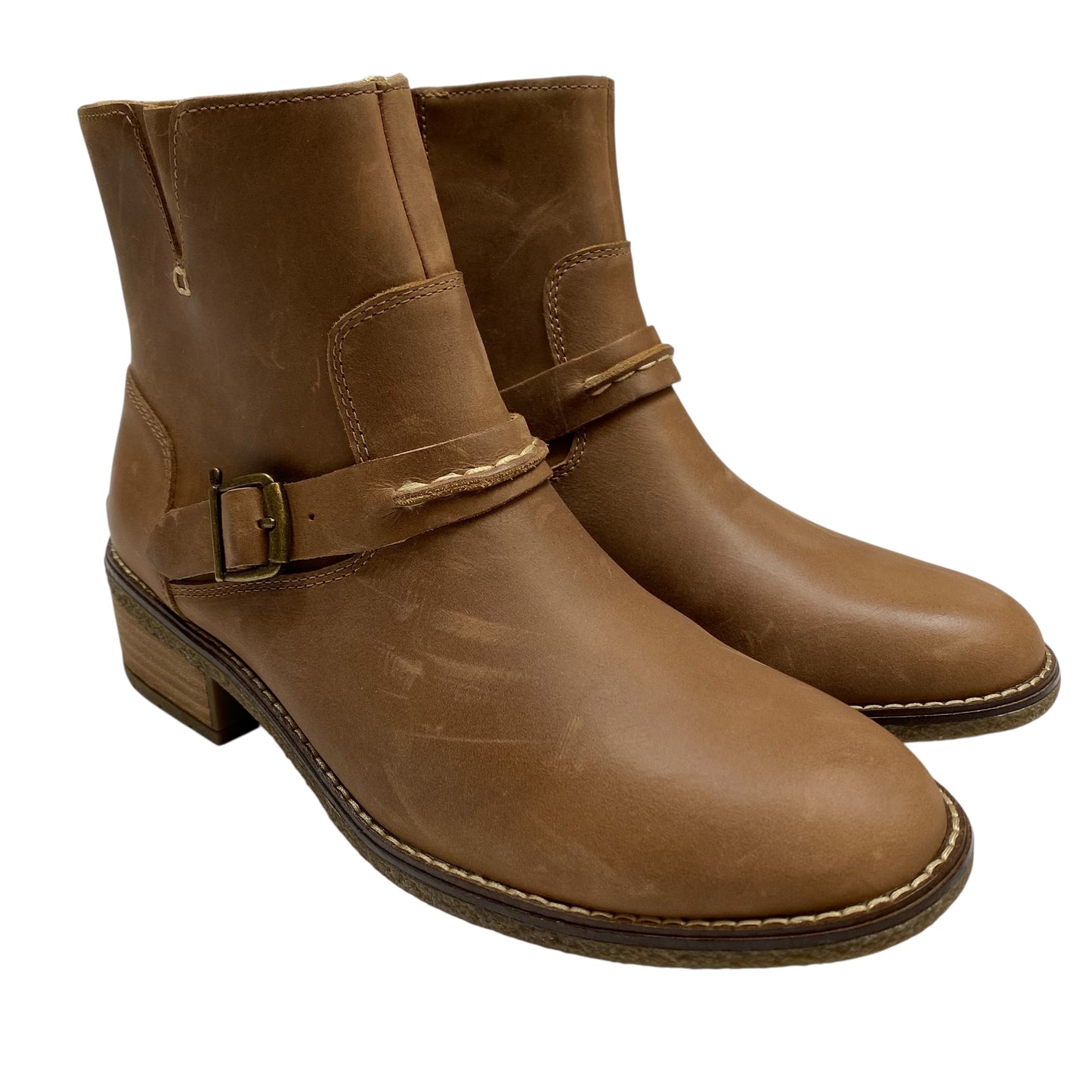 Boots Ankle Flats By Sperry In Brown, Size:8