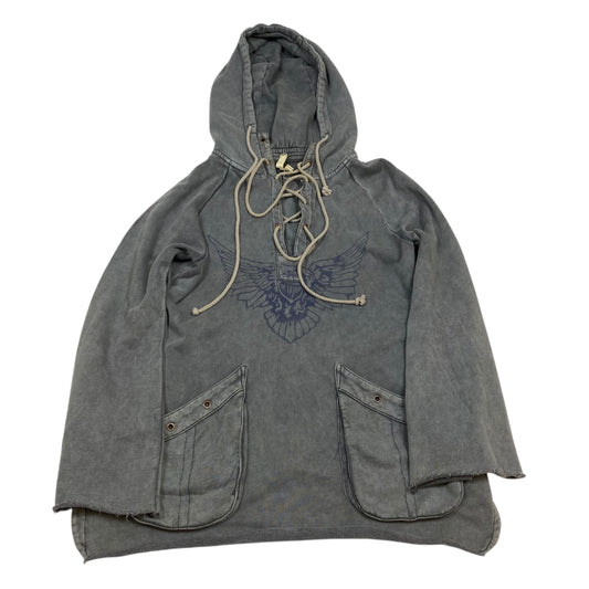 Sweatshirt Hoodie By We The Free In Grey, Size:M