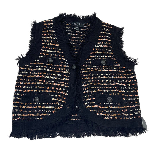 Vest Sweater By Laundry In Black, Size:Xs