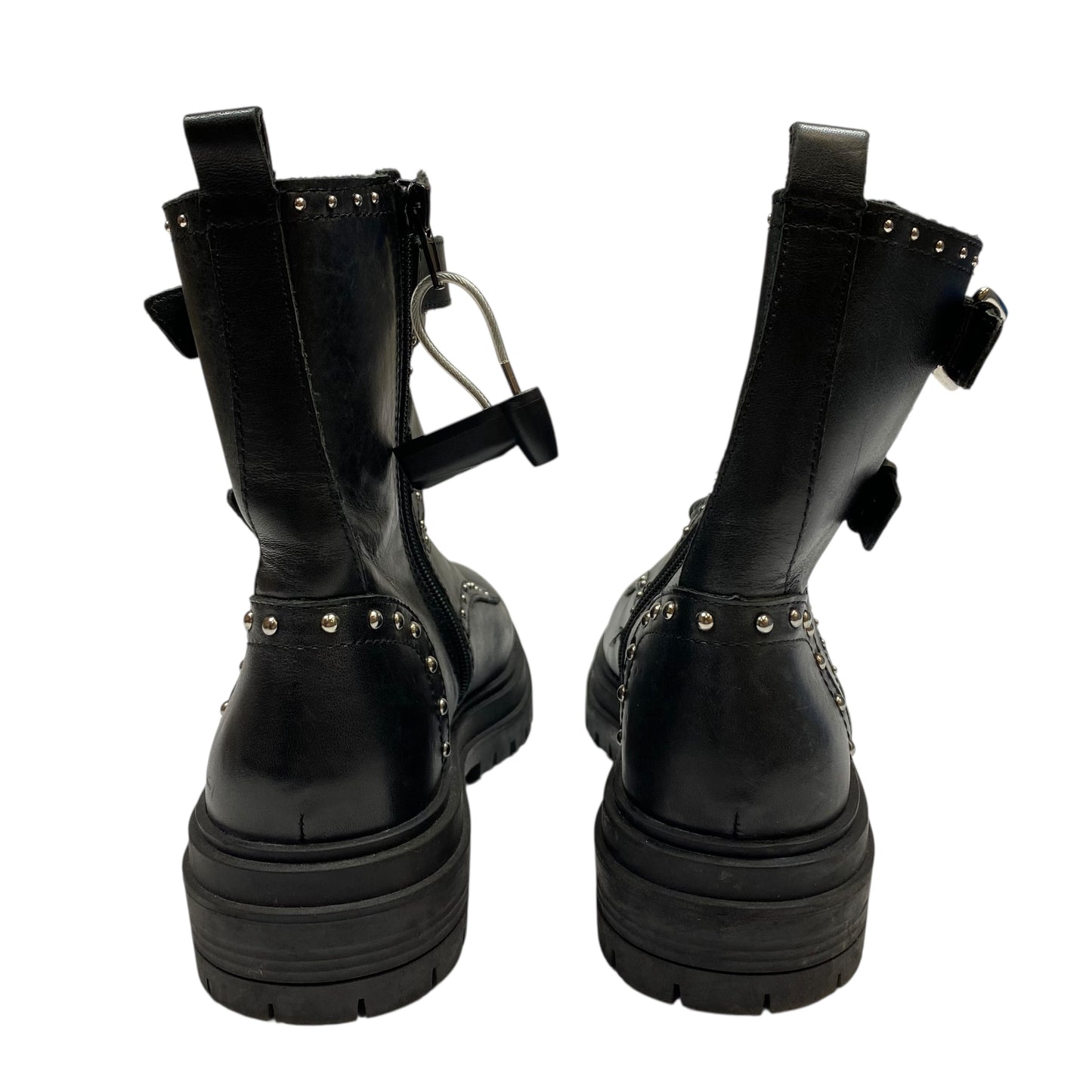 Boots Combat By Chelsea And Violet In Black, Size:8