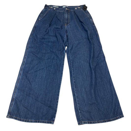 Jeans Wide Leg By Universal Thread In Blue Denim, Size:8