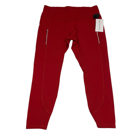 Athletic Leggings By Athleta In Red, Size:1X