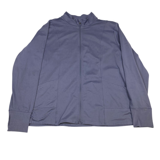 Athletic Jacket By Freely In Purple, Size:3X