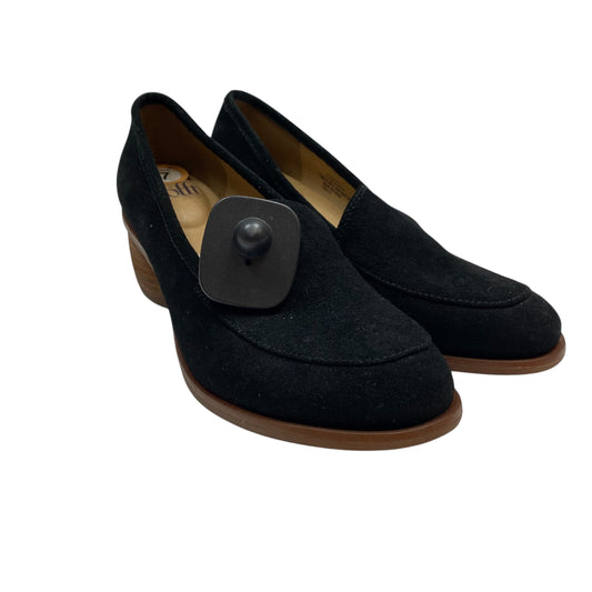 Shoes Heels Block By Sofft In Black, Size:7