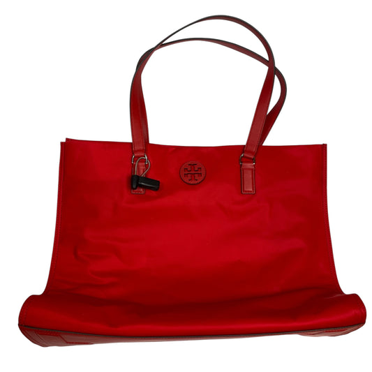 Tote Designer By Tory Burch In Red, Size:Large