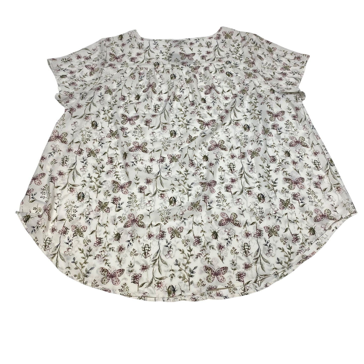 Top Ss By Torrid In Cream, Size:3X