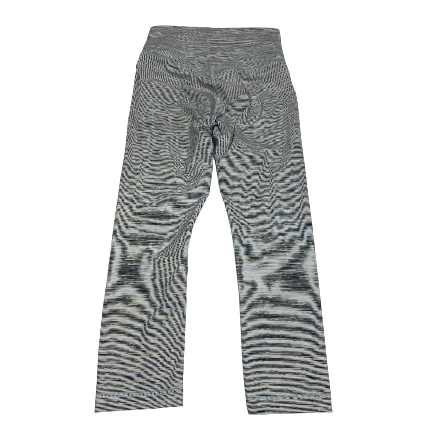 Athletic Leggings Capris Designer By Lululemon In Blue, Size:4