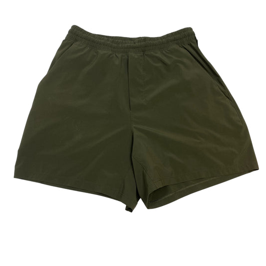Athletic Shorts By Lululemon In Green, Size:M