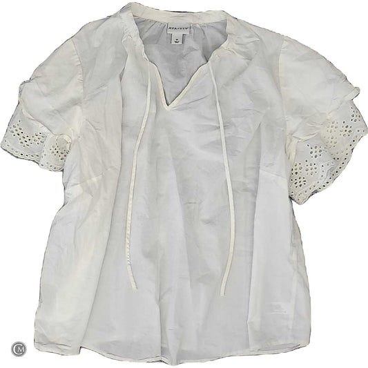 Top Ss By Ava & Viv In Cream, Size: 1x image 1
