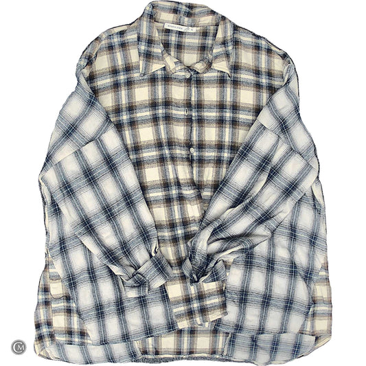 Top Ls By Altard State In Blue & Brown, Size: Xl image 1