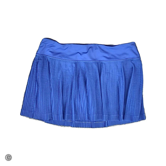Athletic Skort Designer By Lululemon In Blue, Size: M image 1