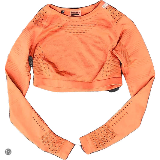 Athletic Top Ls Crewneck By Gym Shark In Orange, Size: Xs image 1