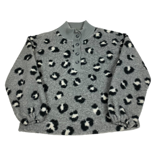 Top Long Sleeve Fleece Pullover By Loft  Size: M